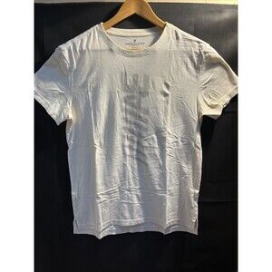 American Eagle Outfitters Flex Men Medium White Crew Neck Graphic T-shirt